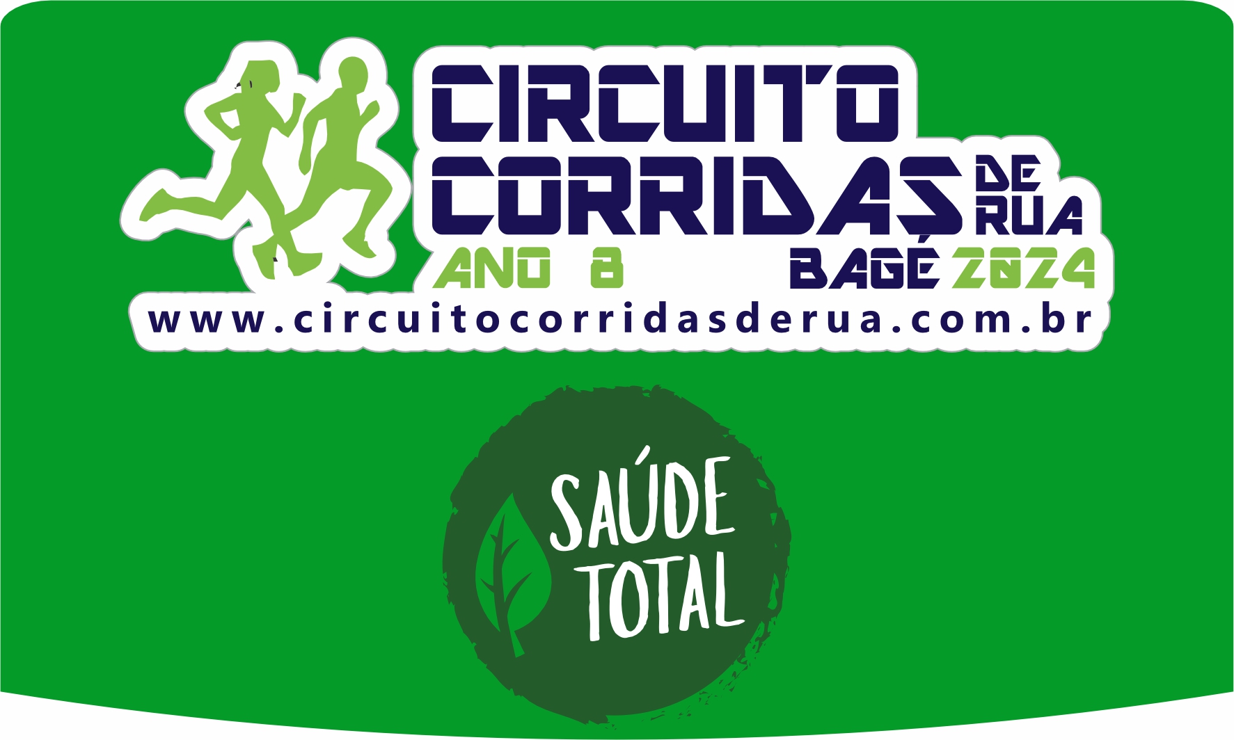 Circuito Corridas de Rua de Bagé 2024 - Ano 8 - Etapa Saúde Total Produtos Naturais